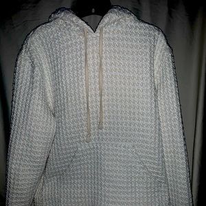 Standard Cloth Woven Waffle Hoodie Shirt